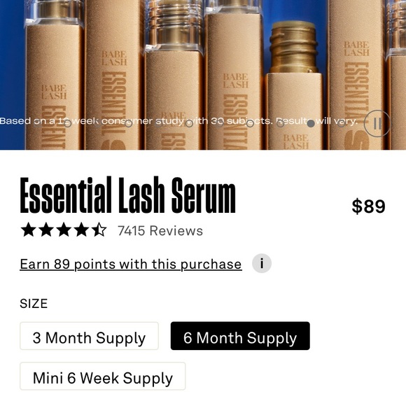 Babe Lash Essential Lash Serum. 6 month supply. Brand New. 
Retail $89 - Picture 5 of 5